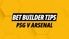 Image for PSG v Arsenal bet builder tips